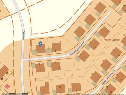 Illustrerad karta över fastigheten eller området