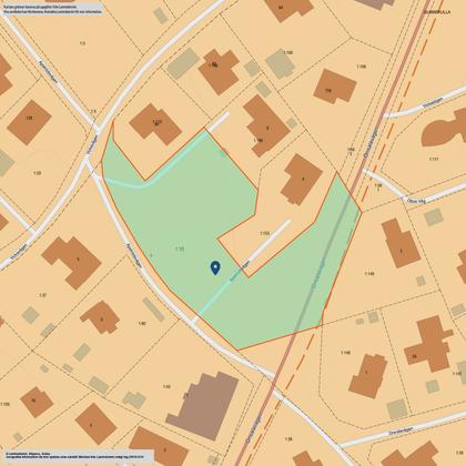 Illustrerad karta över fastigheten eller området