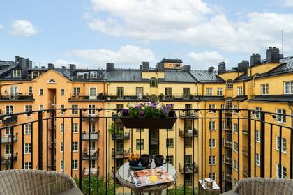 Balkong eller utsiktsbild