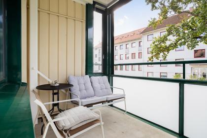 Balkong eller utsiktsbild