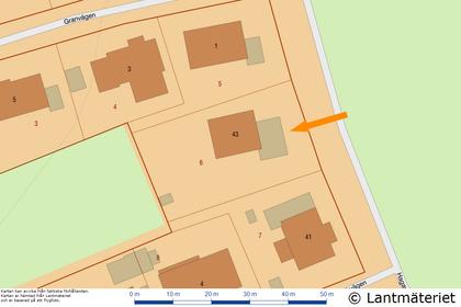 Illustrerad karta över fastigheten eller området