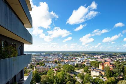 Balkong eller utsiktsbild