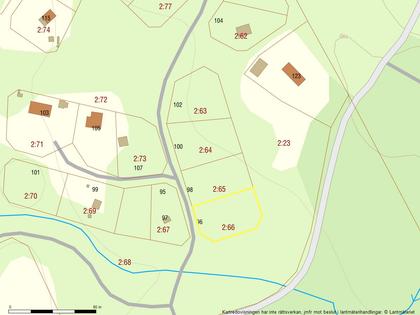 Illustrerad karta över fastigheten eller området