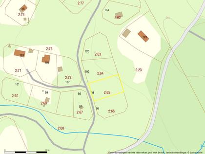 Illustrerad karta över fastigheten eller området
