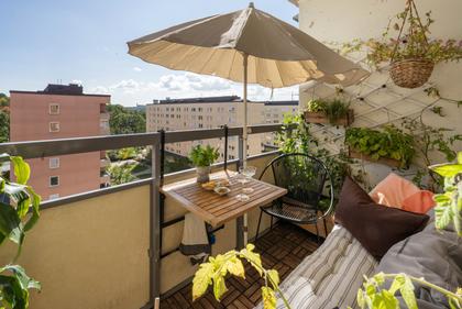 Balkong eller utsiktsbild