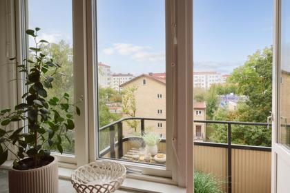 Balkong eller utsiktsbild