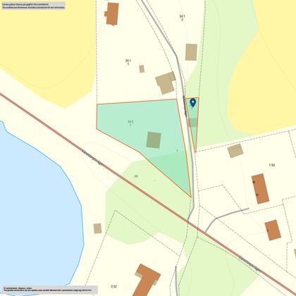 Illustrerad karta över fastigheten eller området