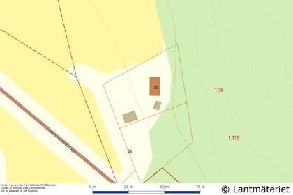 Illustrerad karta över fastigheten eller området