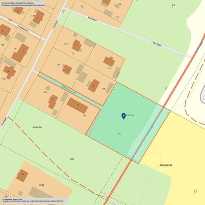 Illustrerad karta över fastigheten eller området