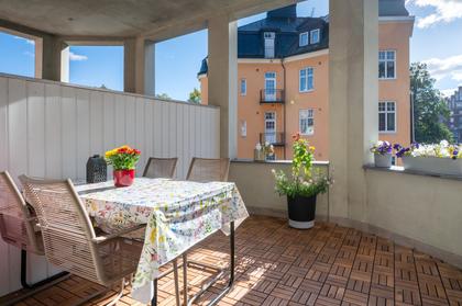 Balkong eller utsiktsbild