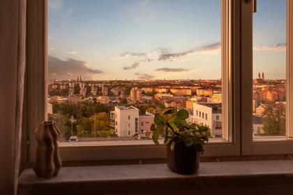 Balkong eller utsiktsbild