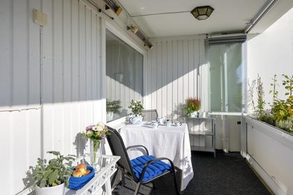 Balkong eller utsiktsbild