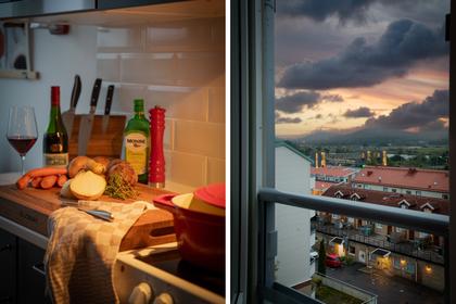 Balkong eller utsiktsbild
