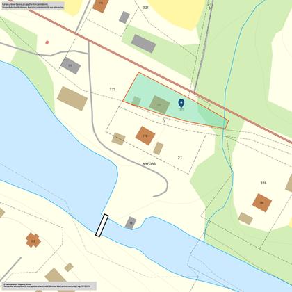 Illustrerad karta över fastigheten eller området