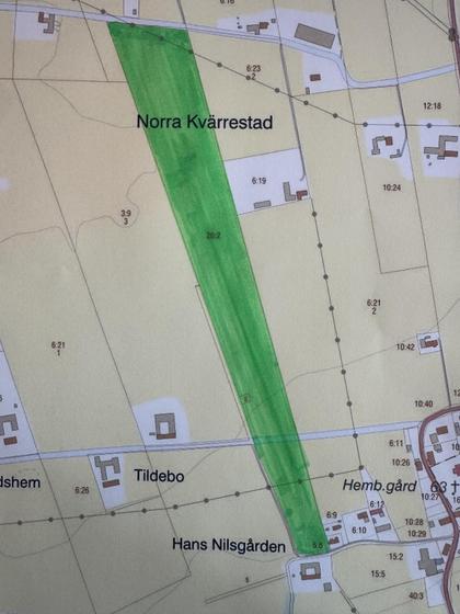 Illustrerad karta över fastigheten eller området