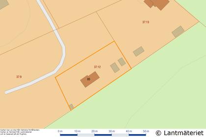 Illustrerad karta över fastigheten eller området