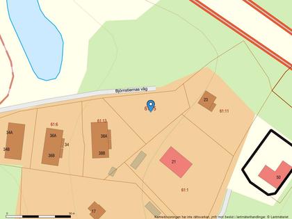Illustrerad karta över fastigheten eller området
