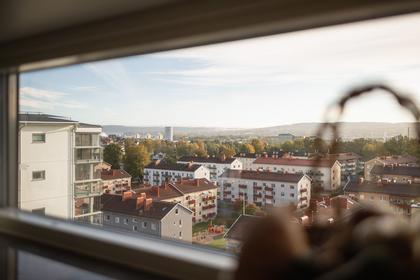 Balkong eller utsiktsbild