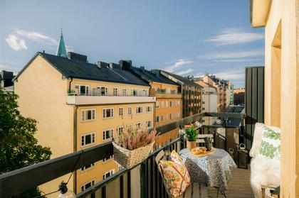 Balkong eller utsiktsbild