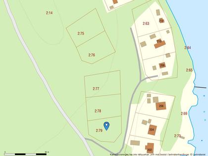 Illustrerad karta över fastigheten eller området