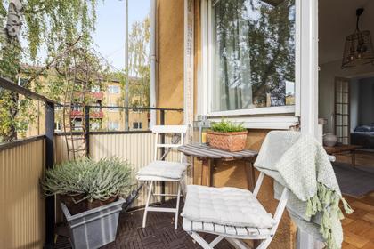 Balkong eller utsiktsbild