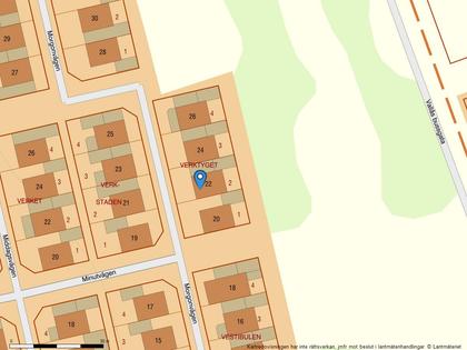 Illustrerad karta över fastigheten eller området