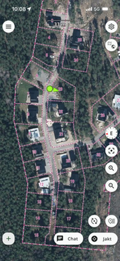 Illustrerad karta över fastigheten eller området