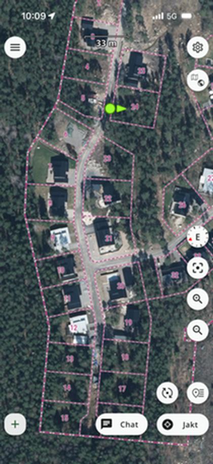 Illustrerad karta över fastigheten eller området