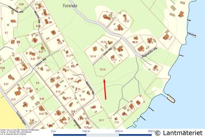 Illustrerad karta över fastigheten eller området
