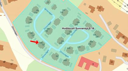 Illustrerad karta över fastigheten eller området