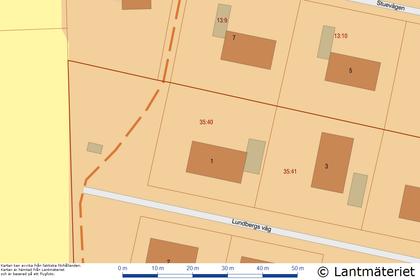 Illustrerad karta över fastigheten eller området