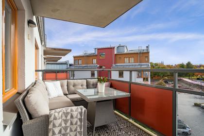 Balkong eller utsiktsbild