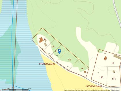 Illustrerad karta över fastigheten eller området