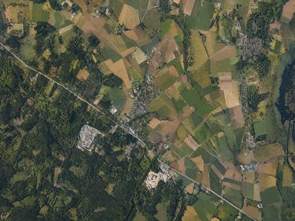 Illustrerad karta över fastigheten eller området