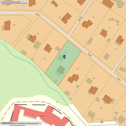 Illustrerad karta över fastigheten eller området