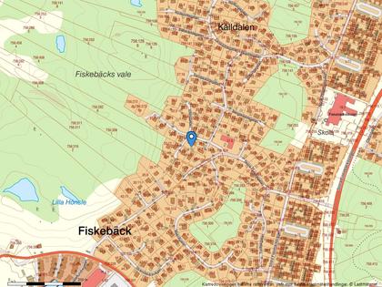 Illustrerad karta över fastigheten eller området