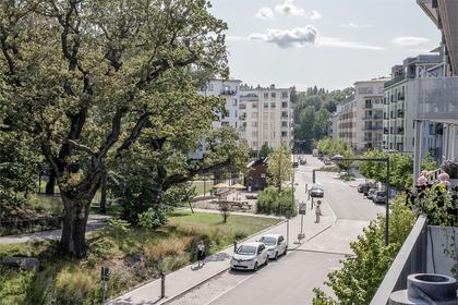 Balkong eller utsiktsbild