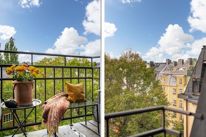 Balkong eller utsiktsbild