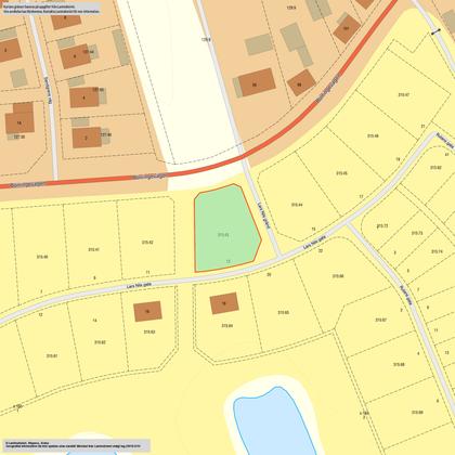 Illustrerad karta över fastigheten eller området
