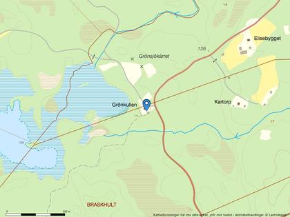 Illustrerad karta över fastigheten eller området