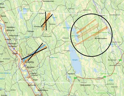 Illustrerad karta över fastigheten eller området