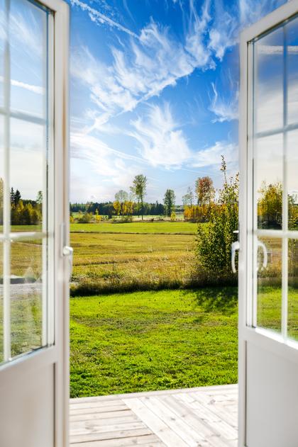 Balkong eller utsiktsbild