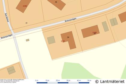 Illustrerad karta över fastigheten eller området