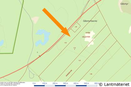 Illustrerad karta över fastigheten eller området