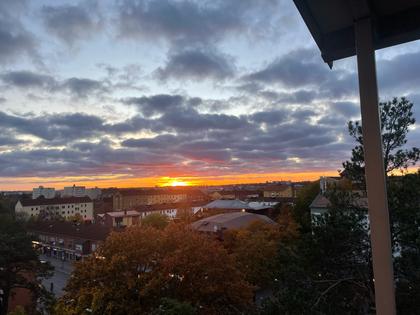 Balkong eller utsiktsbild