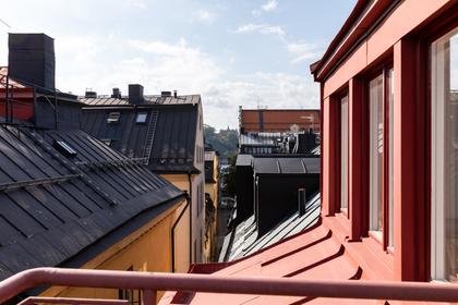Balkong eller utsiktsbild