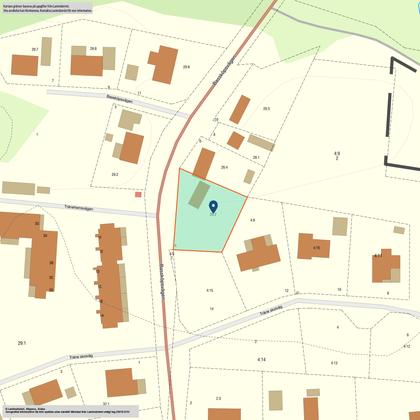 Illustrerad karta över fastigheten eller området
