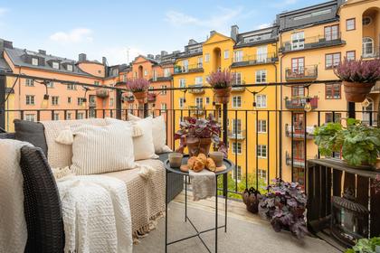 Balkong eller utsiktsbild