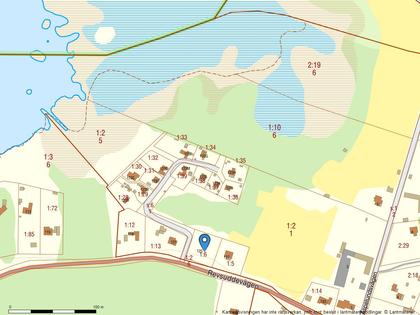 Illustrerad karta över fastigheten eller området