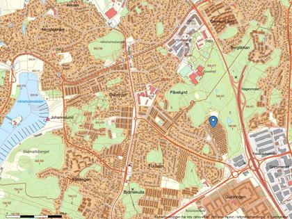 Illustrerad karta över fastigheten eller området